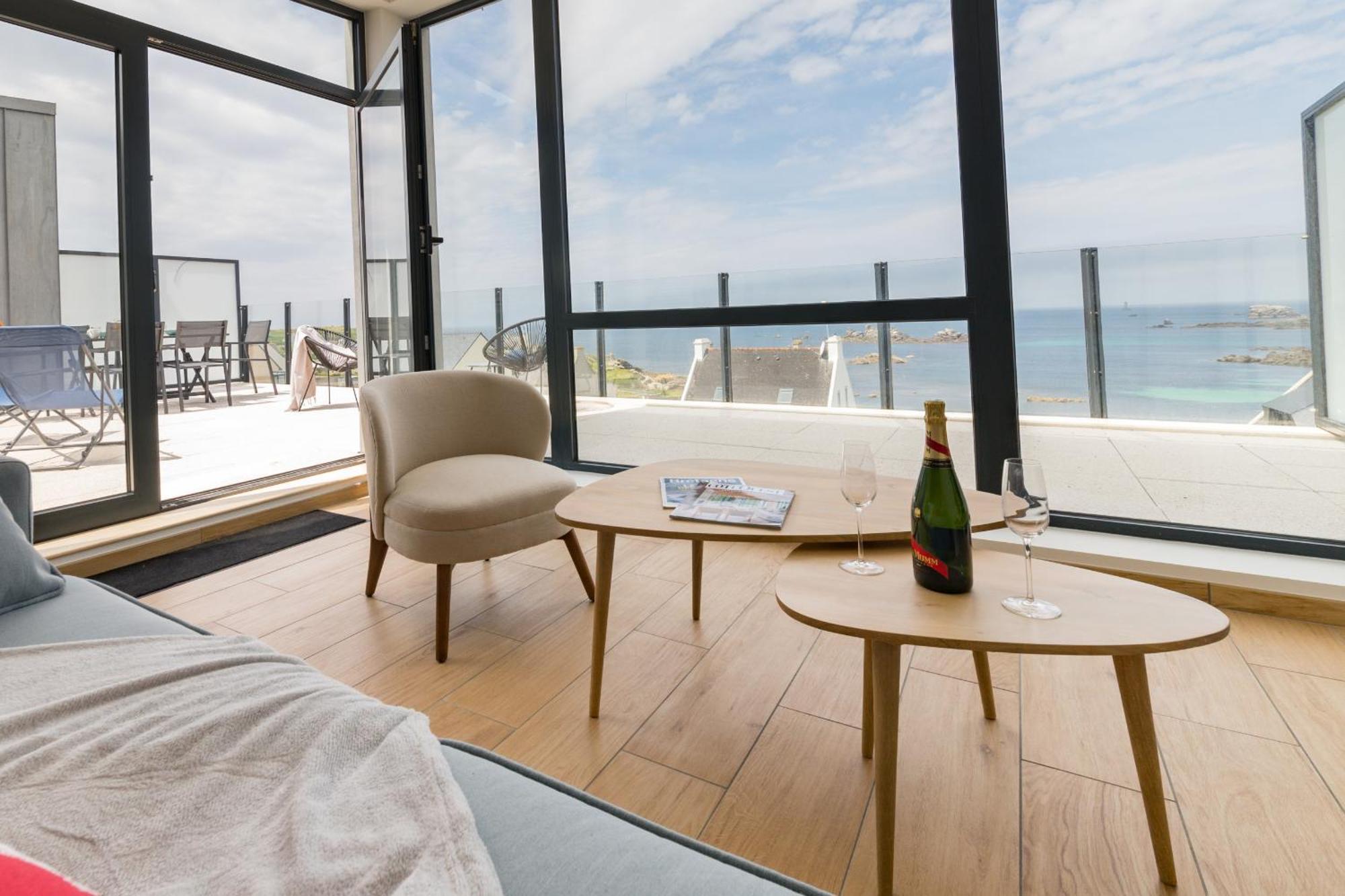 Ocean View - Luxueux T3 Avec Magnifique Vue Mer Porspoder Εξωτερικό φωτογραφία